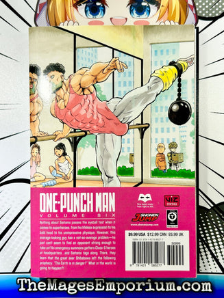 One - Punch Man: Vol. 6 - The Mage's Emporium Viz Media outofstock UPDATEMETA Used English Manga Japanese Style Comic Book