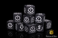 Sci-Fi Tactical Status Dice Set