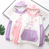 Pastel Carrot Bunny Hoodie - The Mage's Emporium Kore Kawaii Kore Kawaii Shopify Collective Used English Japanese Style Comic Book