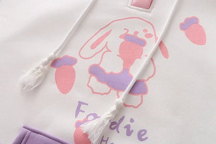 Pastel Carrot Bunny Hoodie - The Mage's Emporium Kore Kawaii Kore Kawaii Shopify Collective Used English Japanese Style Comic Book