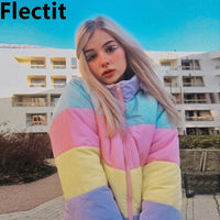 Pastel Puffer Jacket Hoodie - The Mage's Emporium Kore Kawaii Kore Kawaii Shopify Collective Used English Japanese Style Comic Book