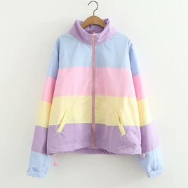 Pastel Puffer Jacket Hoodie - The Mage's Emporium Kore Kawaii Kore Kawaii Shopify Collective Used English Japanese Style Comic Book