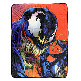 Marvel - Venom Tongue-Out 45 x 60-Inch Fleece Throw Blanket