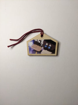 Leo Watch Zap Renfro Kekkai Sensen Blood Blockade Battlefront Wood Charm Keychai