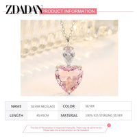 Pink Zircon Heart Pendant Necklace - The Mage's Emporium Kore Kawaii Kore Kawaii Shopify Collective Used English Japanese Style Comic Book