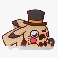 Piquitechu Vinyl Peeker Sticker (6.5") - The Mage's Emporium Geoffrey Siu Art LLC Geoffrey Siu Art LLC Shopify Collective Used English Vinyl Sticker Japanese Style Comic Book