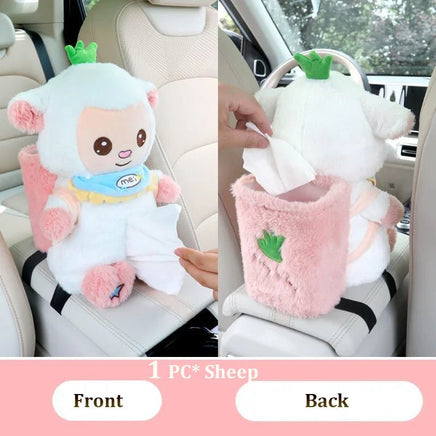 Plush Animal Car Tissue Box & Garbage Can - The Mage's Emporium Kore Kawaii Kore Kawaii Shopify Collective Used English Japanese Style Comic Book