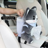 Plush Animal Car Tissue Box & Garbage Can - The Mage's Emporium Kore Kawaii Kore Kawaii Shopify Collective Used English Japanese Style Comic Book