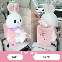 Plush Animal Car Tissue Box & Garbage Can - The Mage's Emporium Kore Kawaii Kore Kawaii Shopify Collective Used English Japanese Style Comic Book