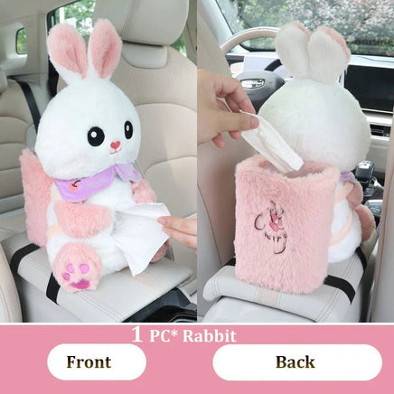 Plush Animal Car Tissue Box & Garbage Can - The Mage's Emporium Kore Kawaii Kore Kawaii Shopify Collective Used English Japanese Style Comic Book