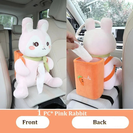 Plush Animal Car Tissue Box & Garbage Can - The Mage's Emporium Kore Kawaii Kore Kawaii Shopify Collective Used English Japanese Style Comic Book