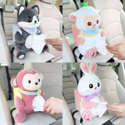 Plush Animal Car Tissue Box & Garbage Can - The Mage's Emporium Kore Kawaii Kore Kawaii Shopify Collective Used English Japanese Style Comic Book