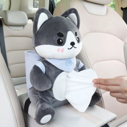 Plush Animal Car Tissue Box & Garbage Can - The Mage's Emporium Kore Kawaii Kore Kawaii Shopify Collective Used English Japanese Style Comic Book