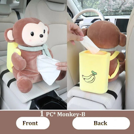 Plush Animal Car Tissue Box & Garbage Can - The Mage's Emporium Kore Kawaii Kore Kawaii Shopify Collective Used English Japanese Style Comic Book