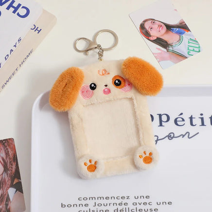 Plush Animal Photo Card Holder Keychain - The Mage's Emporium Kore Kawaii Kore Kawaii Shopify Collective Used English Japanese Style Comic Book