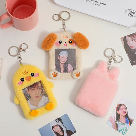 Plush Animal Photo Card Holder Keychain - The Mage's Emporium Kore Kawaii Kore Kawaii Shopify Collective Used English Japanese Style Comic Book