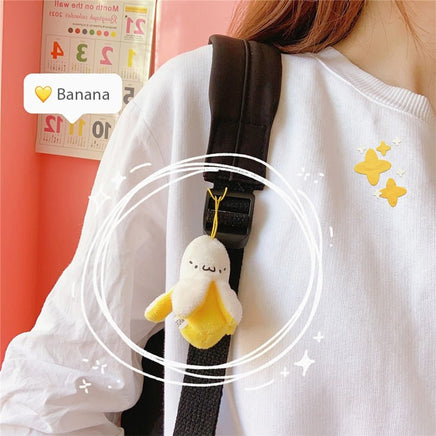 Plush Banana Pendant - The Mage's Emporium Kore Kawaii Kore Kawaii Shopify Collective Used English Japanese Style Comic Book