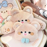Plush Bear Car Seat Accessories - The Mage's Emporium Kore Kawaii Kore Kawaii Shopify Collective Used English Japanese Style Comic Book