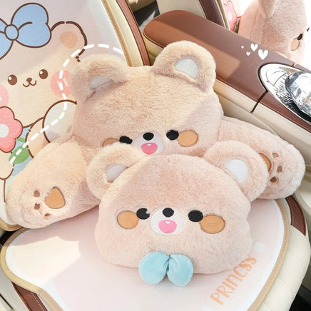 Plush Bear Car Seat Accessories - The Mage's Emporium Kore Kawaii Kore Kawaii Shopify Collective Used English Japanese Style Comic Book