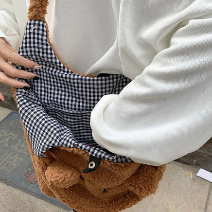 Plush Bear Tote Bag - The Mage's Emporium Kore Kawaii Kore Kawaii Shopify Collective Used English Japanese Style Comic Book