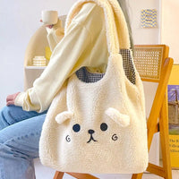 Plush Bear Tote Bag - The Mage's Emporium Kore Kawaii Kore Kawaii Shopify Collective Used English Japanese Style Comic Book