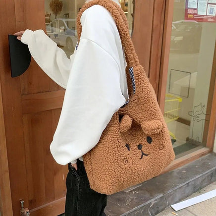 Plush Bear Tote Bag - The Mage's Emporium Kore Kawaii Kore Kawaii Shopify Collective Used English Japanese Style Comic Book