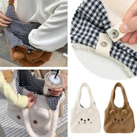 Plush Bear Tote Bag - The Mage's Emporium Kore Kawaii Kore Kawaii Shopify Collective Used English Japanese Style Comic Book