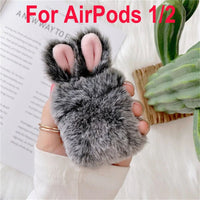 Plush Bunny Airpods Case - The Mage's Emporium Kore Kawaii Kore Kawaii Shopify Collective Used English Japanese Style Comic Book
