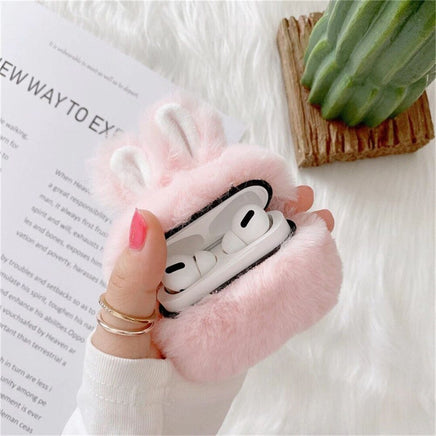 Plush Bunny Airpods Case - The Mage's Emporium Kore Kawaii Kore Kawaii Shopify Collective Used English Japanese Style Comic Book