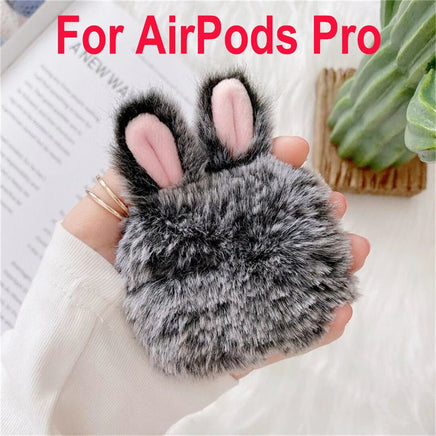 Plush Bunny Airpods Case - The Mage's Emporium Kore Kawaii Kore Kawaii Shopify Collective Used English Japanese Style Comic Book