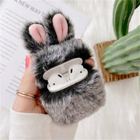 Plush Bunny Airpods Case - The Mage's Emporium Kore Kawaii Kore Kawaii Shopify Collective Used English Japanese Style Comic Book