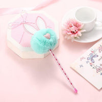 Plush Bunny Gel Pens - The Mage's Emporium Kore Kawaii Kore Kawaii Shopify Collective Used English Japanese Style Comic Book