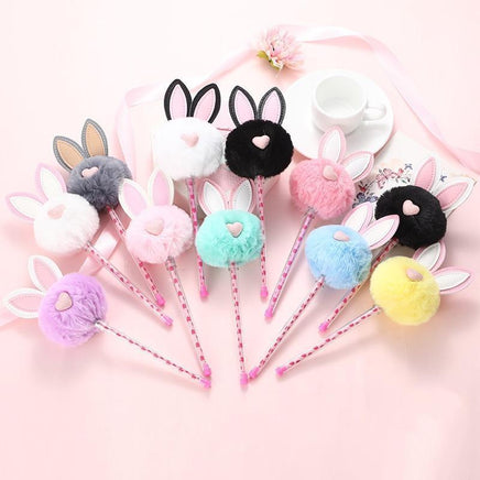 Plush Bunny Gel Pens - The Mage's Emporium Kore Kawaii Kore Kawaii Shopify Collective Used English Japanese Style Comic Book
