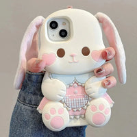 Plush Ears Bunny iPhone Case - The Mage's Emporium Kore Kawaii Kore Kawaii Shopify Collective Used English Japanese Style Comic Book