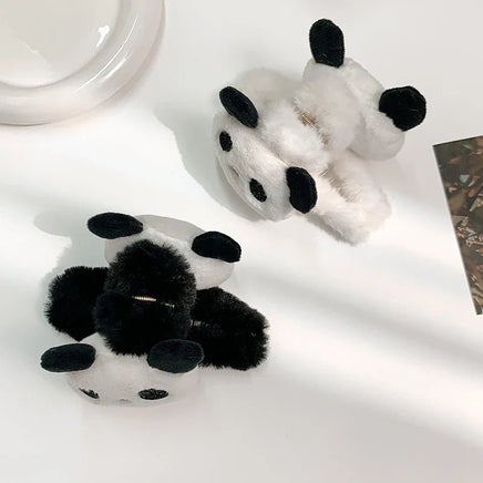 Plush Panda Hair Clip - The Mage's Emporium Kore Kawaii Kore Kawaii Shopify Collective Used English Japanese Style Comic Book