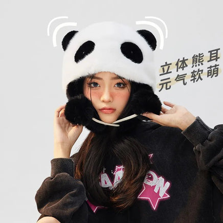 Plush Panda Hat - The Mage's Emporium Kore Kawaii Kore Kawaii Shopify Collective Used English Japanese Style Comic Book