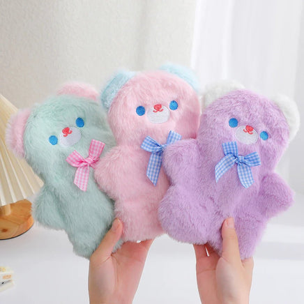 Plush Pastel Bear Pencil Case - The Mage's Emporium Kore Kawaii Kore Kawaii Shopify Collective Used English Japanese Style Comic Book