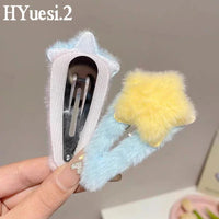 Plush Star Pastel Hair Clips - The Mage's Emporium Kore Kawaii Kore Kawaii Shopify Collective Used English Japanese Style Comic Book