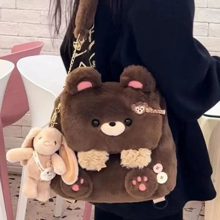 Plush Teddy Bear Bag - The Mage's Emporium Kore Kawaii Kore Kawaii Shopify Collective Used English Japanese Style Comic Book