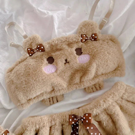 Plush Teddy Bear Pajama Set - The Mage's Emporium Kore Kawaii Kore Kawaii Shopify Collective Used English Japanese Style Comic Book