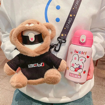 Plushie Water Bottle Covers - The Mage's Emporium Kore Kawaii Kore Kawaii Shopify Collective Used English Japanese Style Comic Book