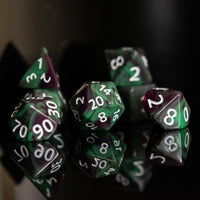 Poison Apple Acrylic Dice Set - The Mage's Emporium Misty Mountain Gaming Misty Mountain Gaming Shopify Collective Used English Acrylic Dice Japanese Style Comic Book