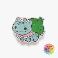 Pokema'am 1 Holographic Glitter Stickers - The Mage's Emporium Geoffrey Siu Art LLC Geoffrey Siu Art LLC Shopify Collective Used English Vinyl Sticker Japanese Style Comic Book