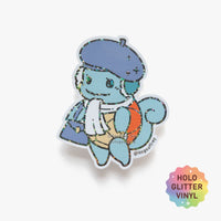 Pokema'am 1 Holographic Glitter Stickers - The Mage's Emporium Geoffrey Siu Art LLC Geoffrey Siu Art LLC Shopify Collective Used English Vinyl Sticker Japanese Style Comic Book