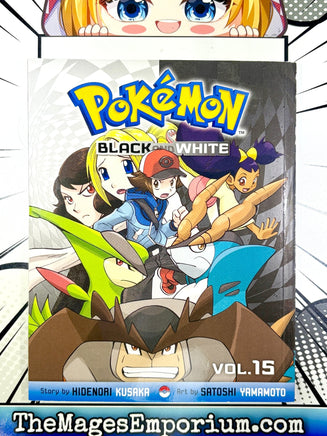 Pokemon Black and White Vol 15 - The Mage's Emporium Viz Media 2501 UPDATEMETA Used English Manga Japanese Style Comic Book