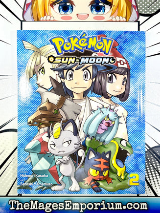 Pokemon Sun and Moon Vol 2 - The Mage's Emporium Viz Media 2501 UPDATEMETA Used English Manga Japanese Style Comic Book