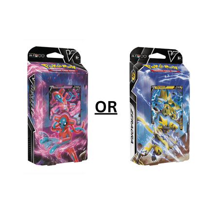 Pokémon Trading Card Game: Deoxys or Zeraora V Battle Deck - The Mage's Emporium Shumi Toys & Gifts Shopify Collective Shumi Toys & Gifts Used English Premium Collections Japanese Style Comic Book