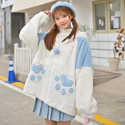 Polar Bear Hoodie - The Mage's Emporium Kore Kawaii Kore Kawaii Shopify Collective Used English Japanese Style Comic Book