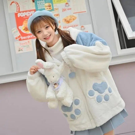 Polar Bear Hoodie - The Mage's Emporium Kore Kawaii Kore Kawaii Shopify Collective Used English Japanese Style Comic Book