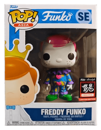 Pop! Asia (Mindstyle Mission Control) - LE1000 Freddy Funko as Love Combrat (Blacklight) - The Mage's Emporium Ralphie's Funhouse Ralphie's Funhouse Shopify Collective Used English Japanese Style Comic Book